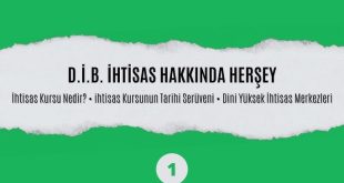 İHTİSASA HÜRMET DE ŞİRK MİDİR?