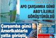 AMERİKA APO’YU VERİP