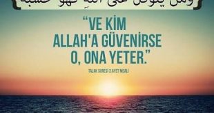 ALLAH’IN ŞAŞMAZ DÜZENİNE GÜVENMEK